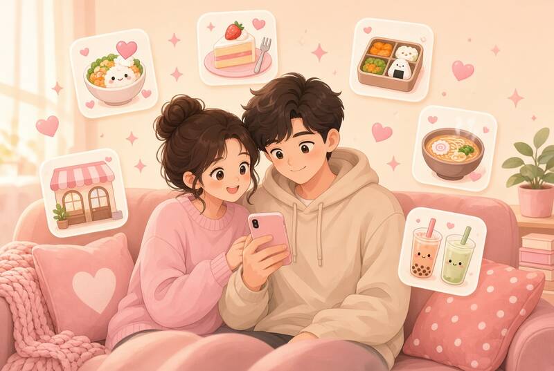 Couple deciding together with their assistant